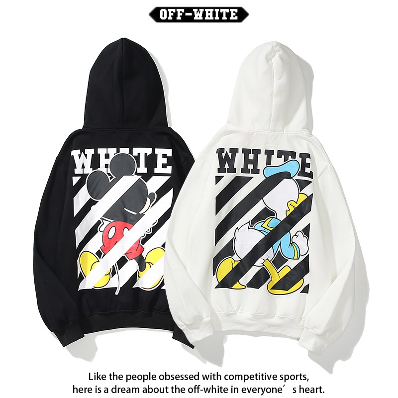 OFF-WHITE Hoodie 2 Colors Black White M-2XL 5B183XC558